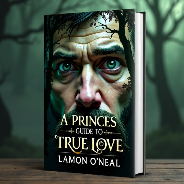 The cover features a detailed close-up view of a man's face, showing a look of disgust, confusion, and horror. Surrounding the man's face is a swampy forest, with eerie and ominous elements such as twisted trees and misty atmosphere.