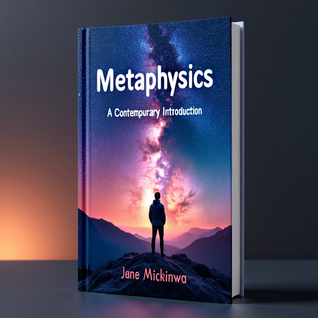The cover features a mesmerizing image of a starry night sky, with vibrant colors and a sense of depth. In the foreground, a silhouette of a person stands, looking up towards the vastness of the universe.