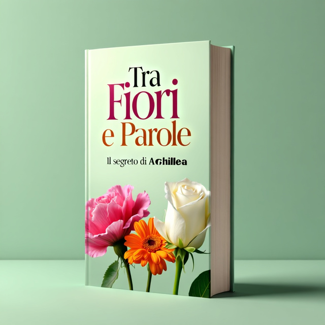 The cover features a close-up image of a delicate pink carnation, an orange alstroemeria, and a white rose, arranged as if they are falling or floating. The flowers are shown with droplets of blood-like tears, representing the story's theme of brokenness and sadness. The background is a soft mint green, adding a touch of freshness and tranquility.