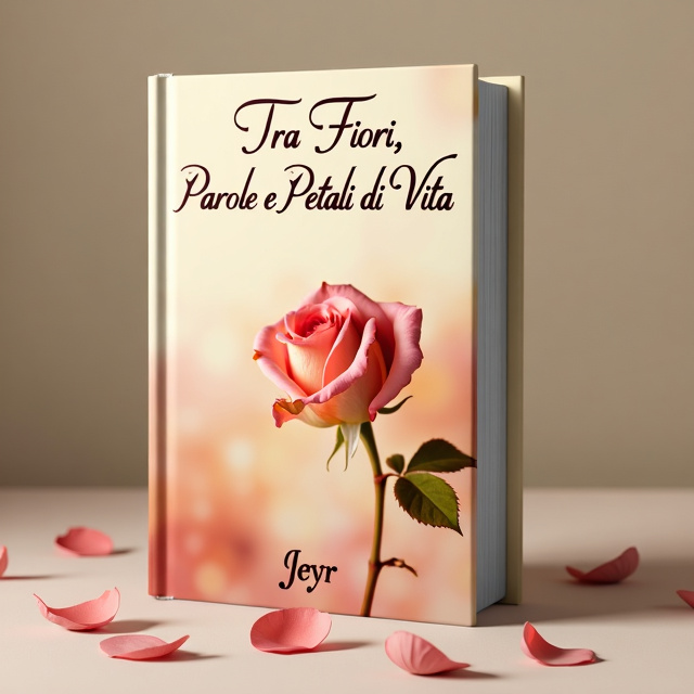 A close-up image of a delicate rose with petals falling off, symbolizing the brokenness within the family. The background is a soft gradient of cream, old pink, and soft orange, representing the warmth and emotions of the story.