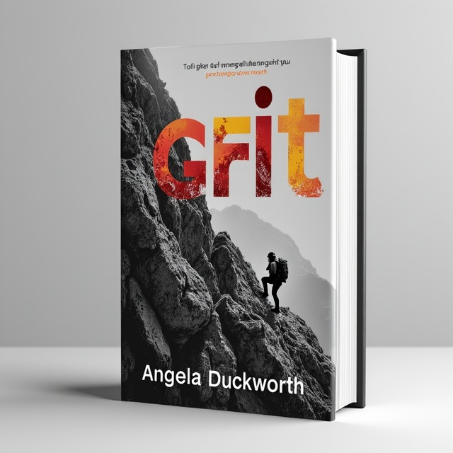 The cover features a close-up image of a mountain with rugged terrain, symbolizing challenges and obstacles. A hiker is shown climbing the mountain, representing resilience and determination. The image is in black and white, with a pop of vibrant color highlighting the hiker's backpack, emphasizing the book's self-improvement theme.