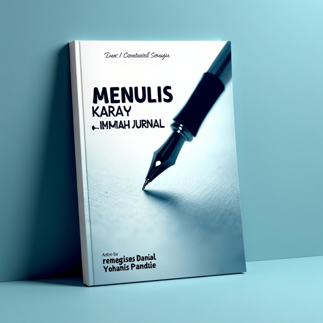 The cover features a close-up image of a pen, depicting the act of writing. The pen is placed diagonally across the cover, with the book title in bold letters positioned above it. The author's name is elegantly displayed below the pen. The background is a soft gradient of light blue, symbolizing creativity and knowledge.