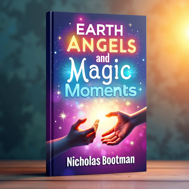 The cover features a vibrant and colorful background with a sparkling effect. In the center, there is an illustration of two hands reaching out towards each other, symbolizing chance encounters. The hands are surrounded by magical sparkles and rays of light, conveying the magic of serendipity.