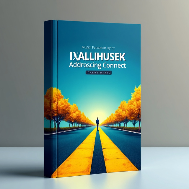 The cover features a vibrant blend of navy blue and yellow, creating a visually captivating contrast. The central focus is on a split path, with each direction leading to different destinations. In the background, an image of a confused teenager is shown, symbolizing the theme of career choice and uncertainty.
