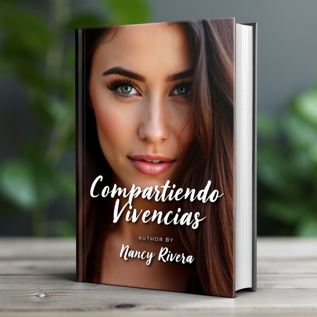 The cover features a close-up image of a woman with long brown hair, symbolizing the main character of the book. The image is overlaid with a subtle texture to add depth and interest. The title of the book is placed at the top, in a bold and clean font, while the author's name is displayed at the bottom in a more elegant script font.
