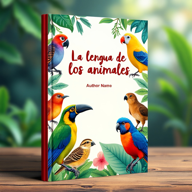 The cover features a vibrant and magical scene with birds as the main focus. The birds are depicted in various colors and poses, representing their diverse and enchanting nature.