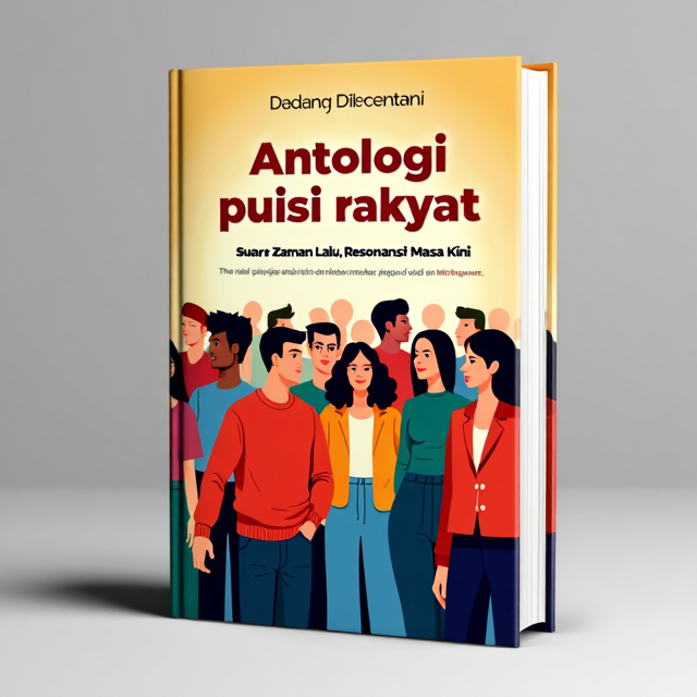 The cover features a vibrant and colorful illustration of a crowd of people, representing the diverse voices of the past. They are shown standing together, smiling and expressing unity, to evoke a sense of positivity and hope. The illustration is centered, with the book title and author name displayed prominently at the top and bottom of the cover.