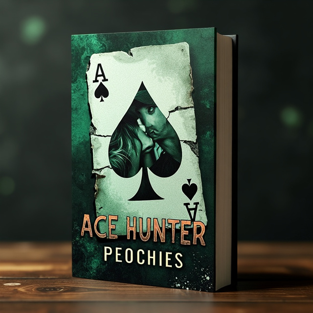 The cover features a close-up image of a torn ace playing card, symbolizing the toxic relationship in the story. Behind the card, there is a faded image of a couple in a passionate embrace, representing the crush to lover theme. The background is a dark and gritty texture, evoking the themes of violence and a bad boy image.