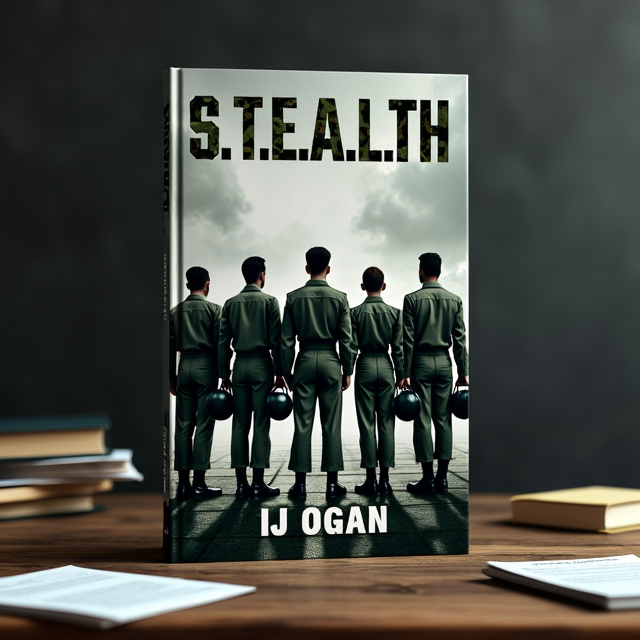 The cover features a group of cadets standing in formation, with their backs to the camera, wearing military uniforms and holding aviation helmets. The scene is set against a dark, sketchy background, with files and documents scattered around. The cadets are positioned in a diagonal line, creating a sense of movement and action.