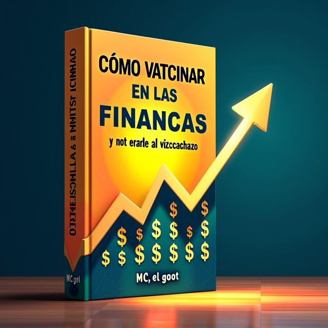 The cover features a bold and vibrant illustration of a rising graph chart, symbolizing financial success. The graph is stylized with a dollar sign pattern, adding visual interest. At the center of the graph, there is an illuminated spotlight shining on the title of the book, creating a focal point.