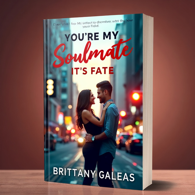 The cover depicts a happy couple standing in a bustling cityscape. The couple is embracing each other, showcasing their love and connection. The city backdrop symbolizes the urban setting of the story, with buildings and lights creating a vibrant atmosphere.