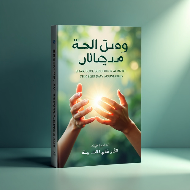 The cover features a serene background with soft shades of blue and green, representing a sense of calm and healing. In the center, a pair of hands are shown applying pressure to a specific spot, symbolizing the practice of acupressure. Rays of light surround the hands, emphasizing the healing energy being transmitted.
