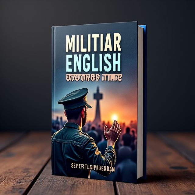 The cover depicts a close-up image of a military officer giving a powerful speech, with a backdrop of an audience listening attentively. The color scheme is mainly dark tones with pops of vibrant colors to evoke a sense of seriousness and passion.