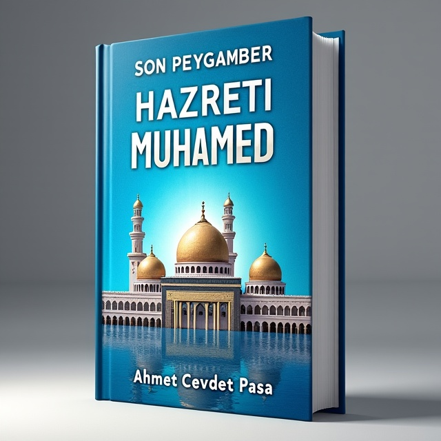 The cover features an aerial view of the three sacred buildings - the Kaaba, the Al-Aqsa Mosque, and the Prophet's Mosque - positioned closely together. The buildings are depicted in a stylized, vibrant manner, with a blue color scheme representing the spiritual significance of the structures.