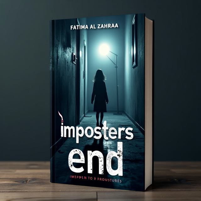 The cover features a dark and mysterious scene of a lone girl sneaking out in the dark. The girl is shown hiding her face, conveying her fear and bravery. A knife is prominently displayed in the foreground, symbolizing danger and suspense.
