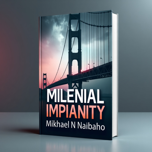 The cover features a striking image of a bridge, stretching across the center of the cover. The bridge is portrayed in shades of grey, with hints of vibrant colors to add a sense of excitement and energy. The bridge is surrounded by a dreamy, ethereal background, giving the cover a sense of wonder and adventure.