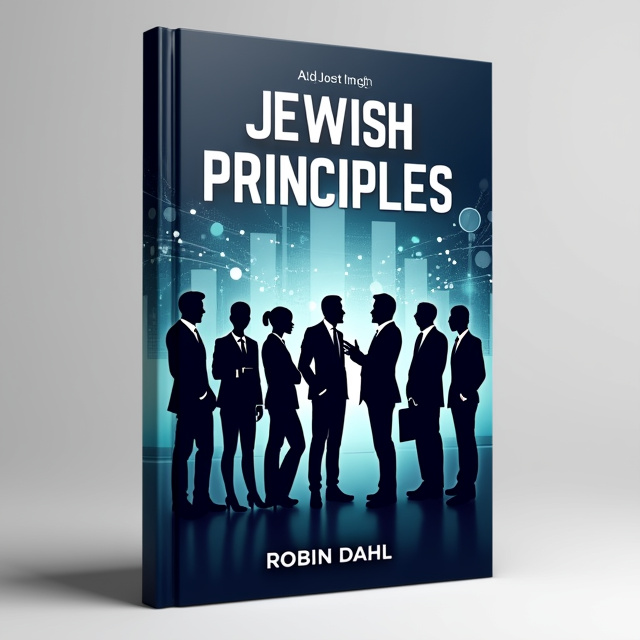 The cover features a group of business people, standing together and engaged in a thoughtful conversation. They are surrounded by abstract shapes and lines representing the complexities of the business world. The overall visual style is modern and sleek, with bold colors.