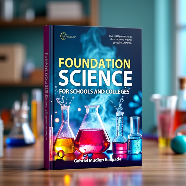 The cover features a science laboratory scene with colorful test tubes, beakers, and scientific equipment. The focus is on a captivating experiment taking place, with vibrant liquids bubbling and smoke rising. The scene is framed by a bold and eye-catching border, adding a sense of excitement and energy to the cover.