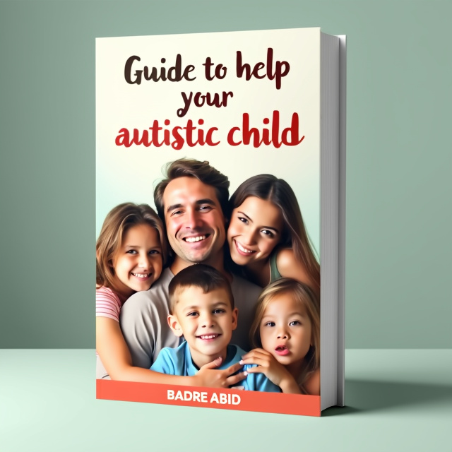 The cover features a warm and inviting image of a smiling autistic child surrounded by their loving family. The background is a soft pastel color, symbolizing compassion and understanding. The title of the book is placed prominently at the top, with the author's name shown at the bottom.