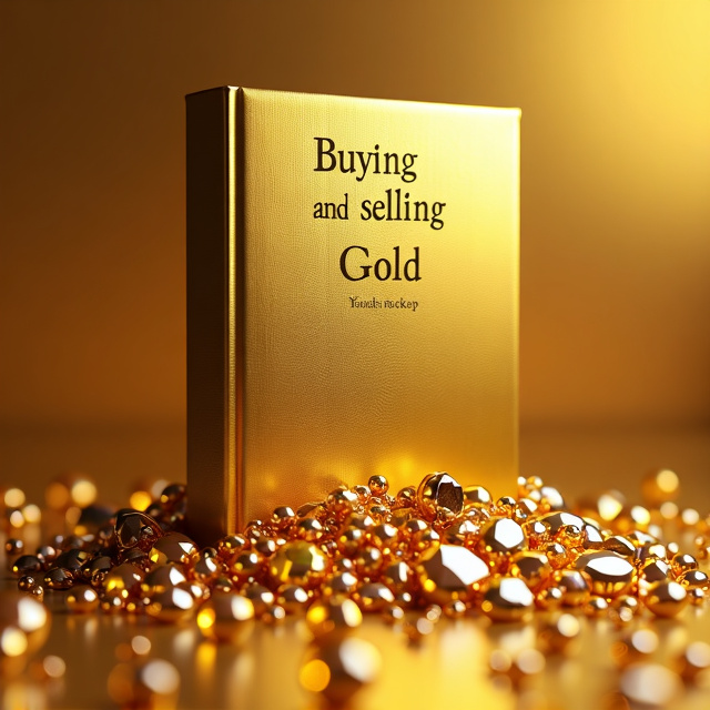 A gold-colored background with a close-up image of shimmering jewels scattered across the cover.