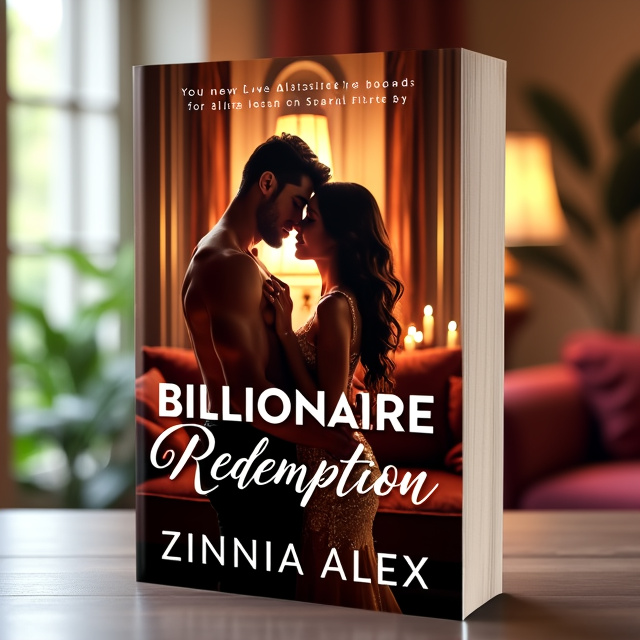 The cover features a passionate couple embracing in a luxurious setting, surrounded by the opulence of a mansion. The image is vibrant and captivating, evoking a sense of desire and romance.