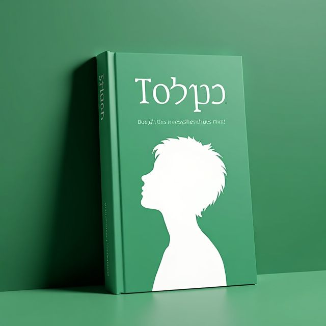 The book cover features a green background with a white silhouette of a person gazing into their subconscious mind. The person is presented in a minimalistic and abstract style, emphasizing the inner journey explored in the book.