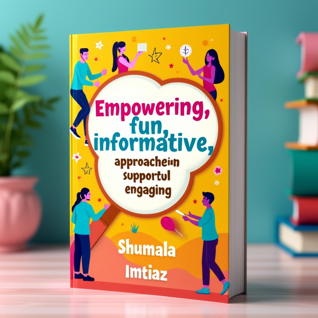 The cover features a vibrant and colorful background with illustrations of various people engaging in different activities. In the center, there is a magnifying glass highlighting the book title, symbolizing empowerment and curiosity. The author's name is displayed at the bottom in a clean and modern font.
