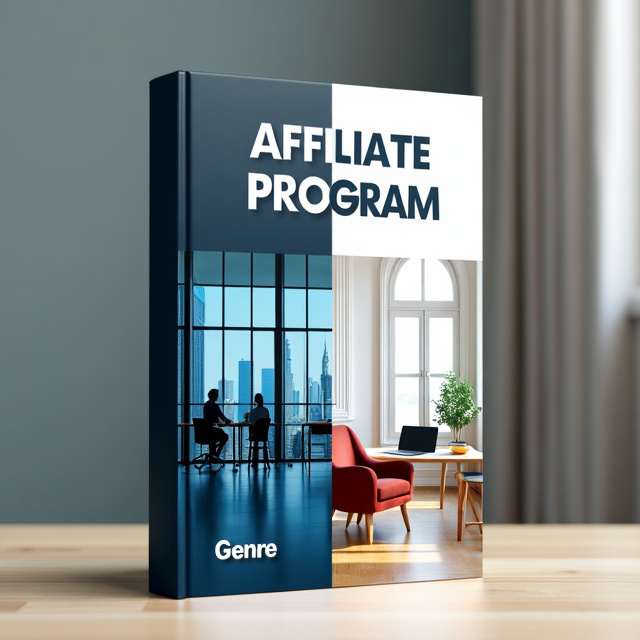 The cover features a split-screen design with two halves. On the left side, there is an image of a modern office building with sleek glass windows, symbolizing the corporate environment. On the right side, there is an image of a cozy home office with a comfortable chair and a laptop, representing the advantages of working from home.