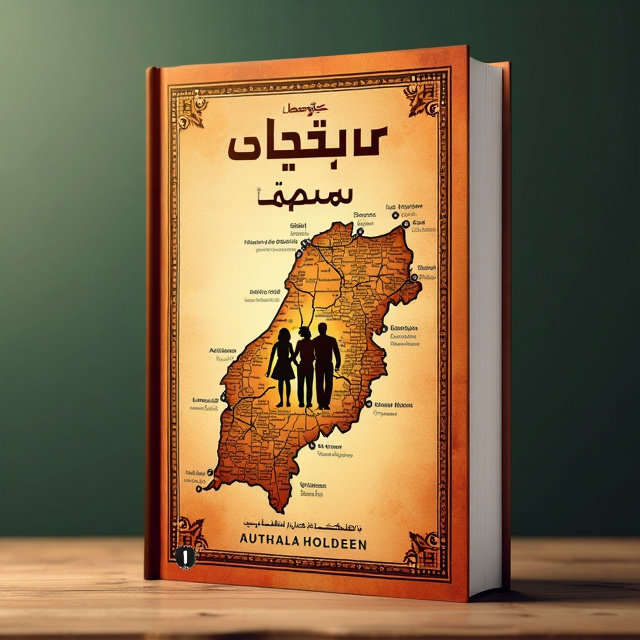 The cover features a Moroccan traditional background with warm tones and intricate patterns. In the center, there is a map of Morocco, highlighting its regions and cities. Overlapping with the map, there is an element representing social protection, such as a shield or a group of people holding hands.