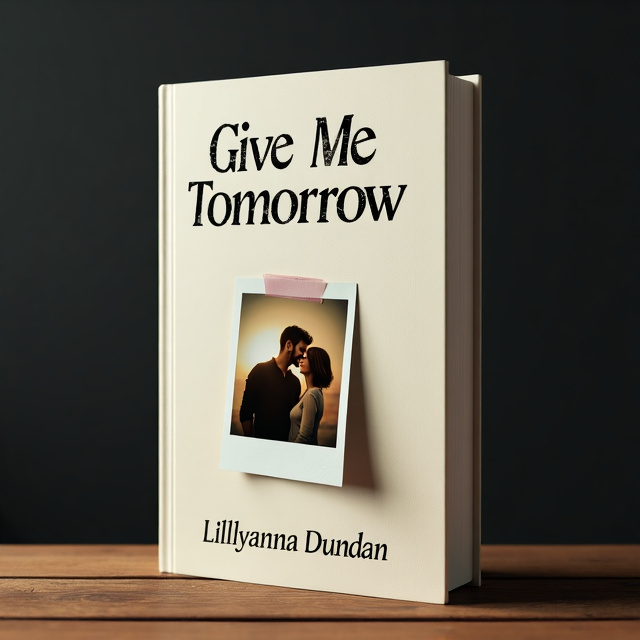 The cover features a small, bent and old polaroid placed diagonally against a dark background. The polaroid is slightly faded, representing the themes of grief and loss. Inside the polaroid is a happy couple, portraying hope, promise, and potential for a better future.