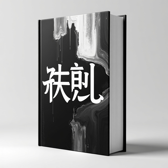 The cover features a bold and striking black and white painting that represents creativity and imagination. The artwork showcases abstract shapes and lines, evoking a sense of curiosity and innovation. The title "خلاقیت" is placed centrally, with the letters forming a dynamic and artistic arrangement.