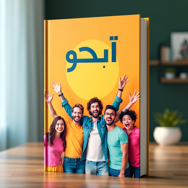 The cover features a vibrant and joyful scene with multiple people, portraying a happy and fulfilling life. The background is filled with bright colors, and the individuals are shown engaging in various activities that represent personal development and growth.