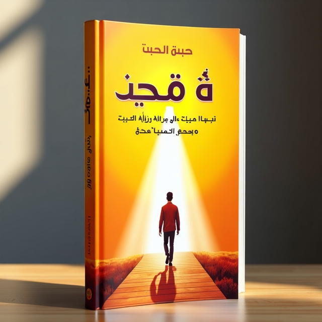The cover features a vibrant yellow and orange gradient background with a white spotlight in the center. Inside the spotlight, there is an image of a person walking on a path towards success. The image is portrayed with a positive and determined expression, representing personal growth and self-discovery.