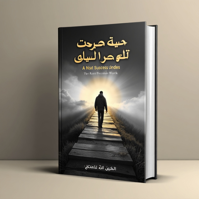The cover features a prominent image of a person walking on a path towards success, symbolizing personal development and self-growth. The image is in grayscale with a hint of gold in the background, creating a visually appealing contrast. The title of the book is placed at the top in elegant typography, while the subtitle is placed below in a smaller, but still readable font.