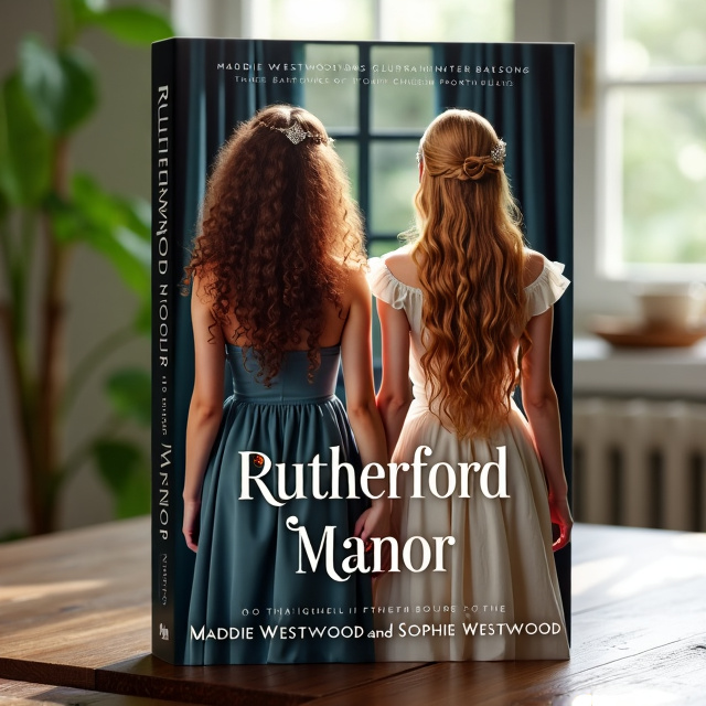 The cover features a split-screen design with two 20-year-old girls linked arms, depicted from the back. One girl has long, brown, curly hair and is wearing a plain dress, while the other girl has long, golden curls and is adorned in a beautiful royal dress. The girls are positioned on opposite sides of the cover, creating a contrast between the wealthy and the poor.