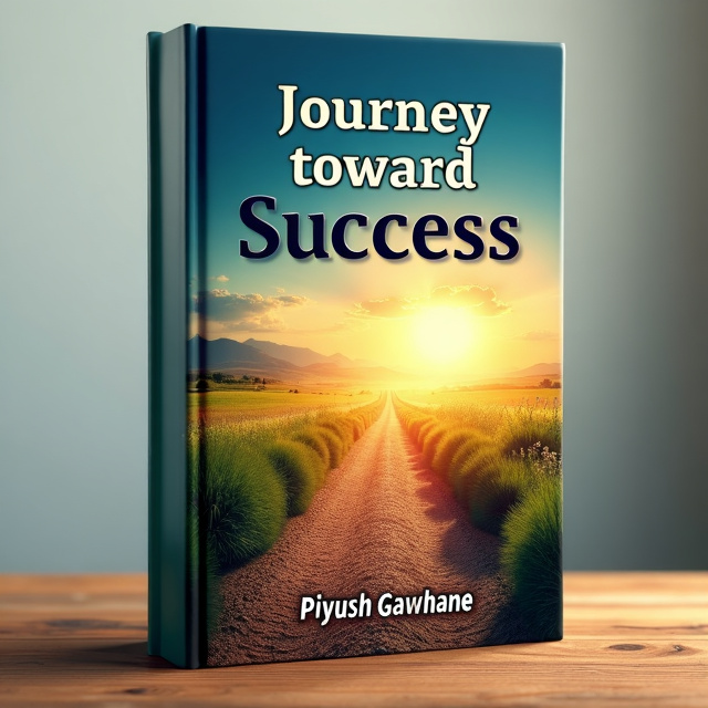 The cover features a stunning landscape image, representing the journey towards success. A pathway leading into the distance creates a sense of forward movement. The image is vibrant and captivating, drawing the reader's attention.