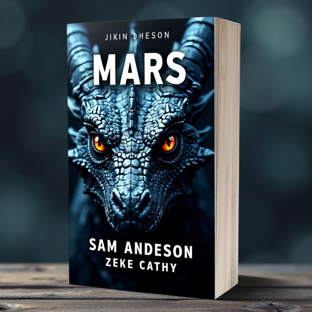 The close-up of a big, majestic black dragon takes up the entire cover, with its scales glistening in the moonlight. Its eyes are glowing with an otherworldly intensity.