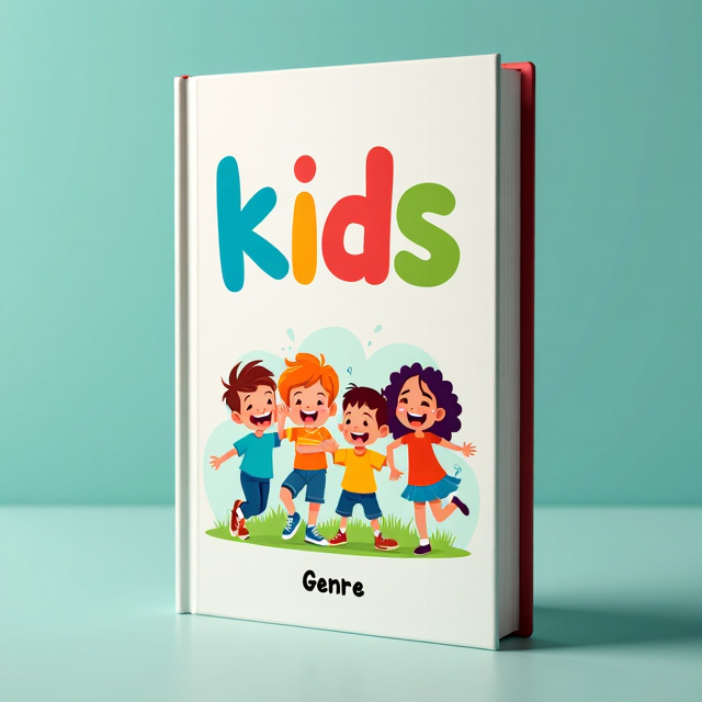 The cover features a vibrant and cheerful illustration of a group of children playing and laughing together. The illustration is centered on the cover, with the title placed above it and the genre below it.