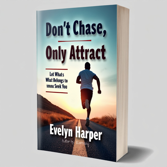 The cover features a dynamic image of a person running with determination, representing the concept of chasing. The image is placed at the center of the cover, capturing attention and conveying the powerful emotion of the book.