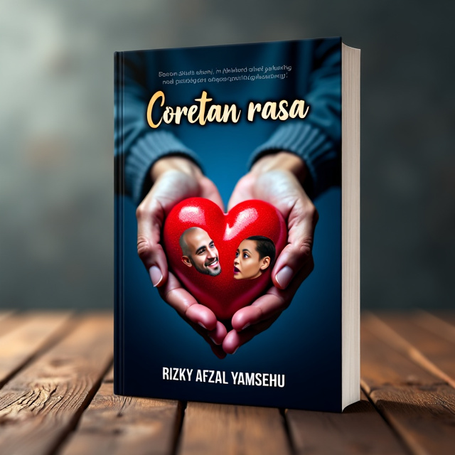 The cover features a close-up image of a person's hand holding a heart, with different emotions and feelings depicted on the surface of the heart. The background is a gradient of blue and black, representing the depth and complexity of emotions.