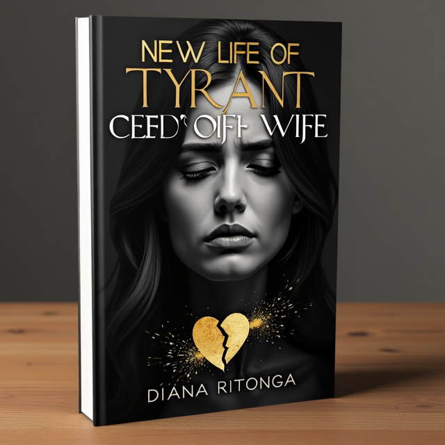 The cover features a close-up image of a woman with a pained expression on her face, symbolizing the disappointment and betrayal she has experienced. The image is in black and white, with a touch of gold accents to represent her desire for a new life. On the bottom part of the cover, there is an image of a broken heart, symbolizing her broken dreams and shattered hopes.