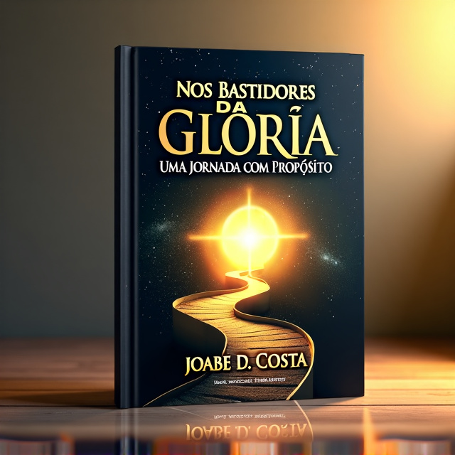 The cover features a captivating image of a winding path leading towards a glowing light at the end. The path represents the journey of self-discovery and purpose, while the light symbolizes the ultimate goal of finding true glory. The image is surrounded by a halo-like glow to enhance the sense of spirituality and inspiration.