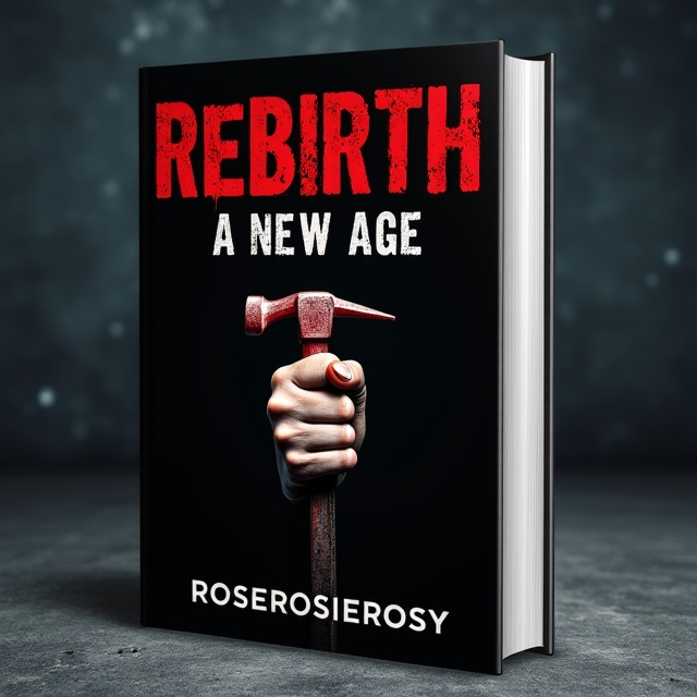 A dark background with a close-up image of a bloody hand clutching a crowbar in the center. The hand is positioned diagonally, stretching from the top left to the bottom right of the cover.