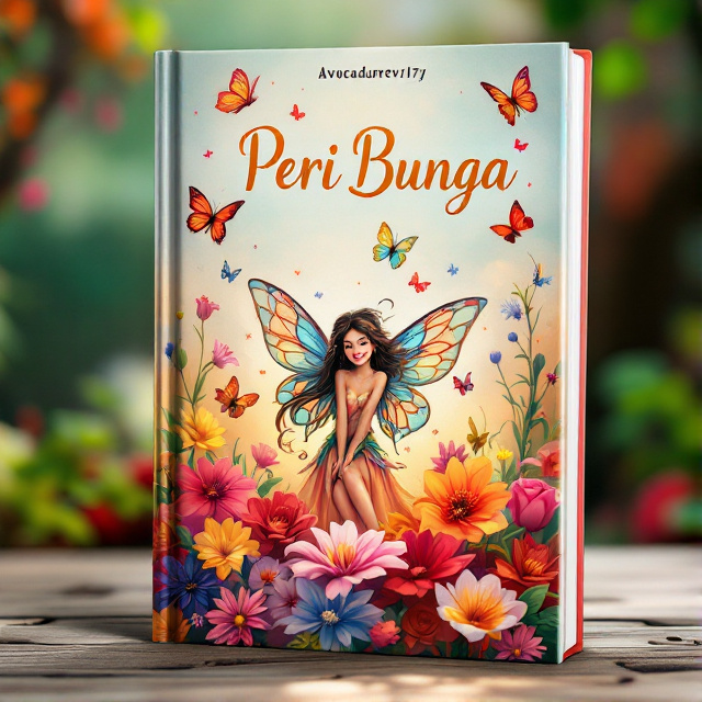 The cover features a beautiful fairy surrounded by vibrant flowers and butterflies. The fairy is shown in a joyful pose, conveying happiness and a sense of wonder. The flowers and butterflies add a touch of magic and enchantment to the scene.