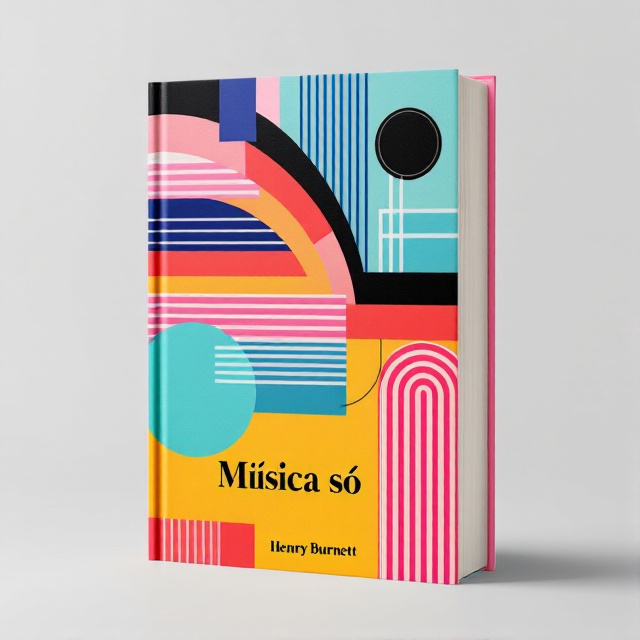 The cover features a bold and eye-catching arrangement of geometric shapes and parallel lines in various vibrant colors. The design is clean and elegant, creating a visually striking and modern look.