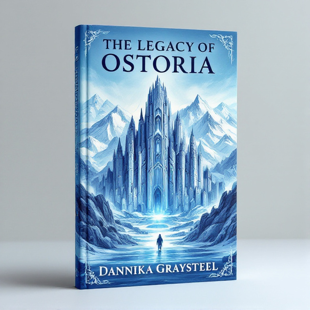 The cover features a hand-drawn sketch of an imposing ice temple nestled within a majestic mountain landscape. The temple is depicted as a giant structure with intricate details, giving it an awe-inspiring presence. The blue color scheme enhances the icy atmosphere and adds a sense of mystery to the cover.