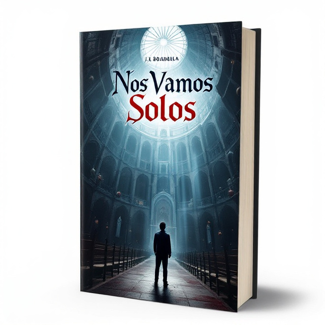 The cover features an inverted scene of a towering church interior, with the character standing in the middle. The domes, typically found on the ceiling, are now the floor, while the pews and altar are suspended from the ceiling. The character is looking up towards the inverted ceiling, creating a sense of mystery and melancholy.