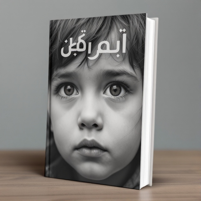 The cover features a close-up image of a child's face, with the focus on their thoughtful expression. The image is rendered in black and white, creating a timeless and nostalgic feel.