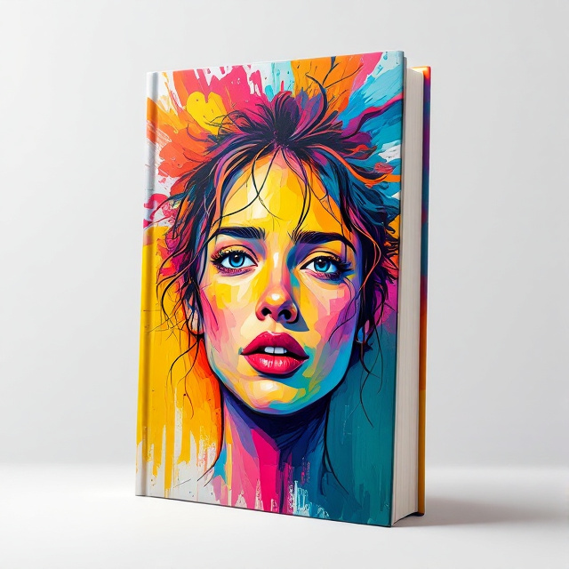 A vibrant and expressive painting-style image of a person managing their emotions, depicting a range of emotions such as happiness, anger, and fear. The image is centered on the cover, with the person's face prominently displayed.