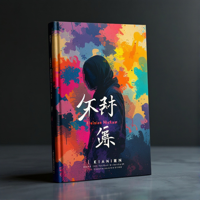 The cover features a captivating image of a person with their face obscured, conveying a sense of mystery and introspection. The image is set against a backdrop of vibrant, abstract colors that evoke a range of emotions. The composition is balanced and visually striking, with the central figure drawing the viewer's attention.